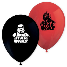 Star Wars léggömb, lufi - Darth Vader és rohamosztagos - 8 darabos csomag
