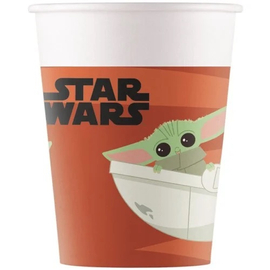 Star Wars The Mandalorian papír pohár 8 db-os szett - Baby Yoda