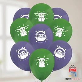 Star Wars The Mandalorian léggömb, lufi - 8 darabos csomag