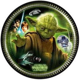 Star Wars papírtányér 20 cm 8 db-os szett - Klasszikus karakterek