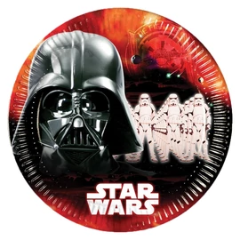Star Wars papírtányér 23 cm 8 db-os szett - Darth Vader és rohamosztagosok