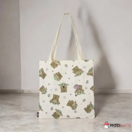 Star Wars shopping bag, bevásárlótáska 40 cm - The Mandalorian Grogu