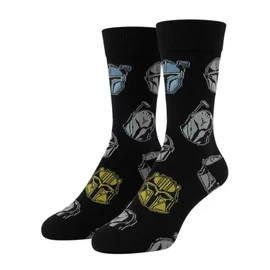 Star Wars The Mandalorian férfi hosszú szárú zokni 38/45 - A Mandalóri