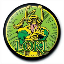 Bosszúállók Loki kitűző - Retro Comics