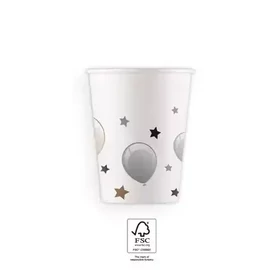 Happy Birthday papír pohár 8 db-os 200 ml - Milestone