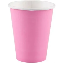 Színes papír pohár 8 db-os 250 ml - Rózsaszín New Pink