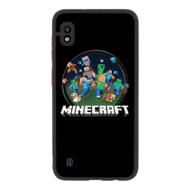 Minecraft Samsung Galaxy telefontok - Kerek Minecraft Logo 2