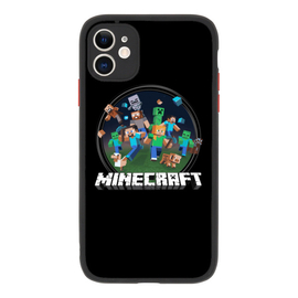 Minecraft iPhone telefontok - Kerek Minecraft Logo 2