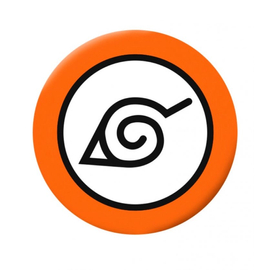 Naruto telefon ujjtámasz, Pop Holder - Konoha Logo Orange