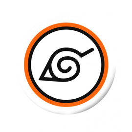 Naruto telefon ujjtámasz, Pop Holder - Konoha Logo White