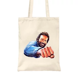 Fekete Bud Spencer vászontáska - Pofon