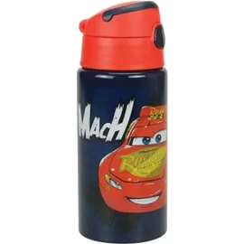 Disney Verdák alumínium szívószálas kulacs akasztóval 500 ml - Speed
