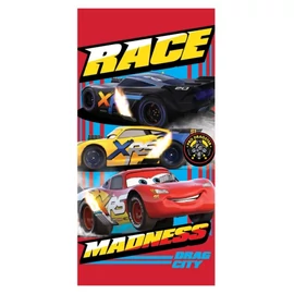 Disney Verdák törölköző, fürdőlepedő 70x137cm - Race