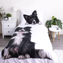 Kutyás ágyneműhuzat 140×200cm, 70×90 cm - Border Collie