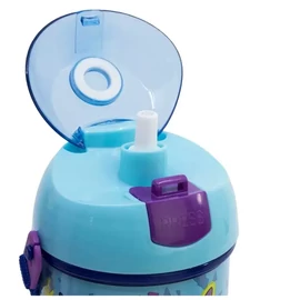 Disney Lilo és Stitch műanyag szívószálas kulacs akasztóval 450 ml - Dance