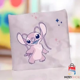 Disney Lilo és Stitch, a csillagkutya párna, díszpárna 40x40 cm - Pink