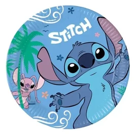 Disney Lilo és Stitch, A csillagkutya papírtányér 8 db-os 23 cm - Angel