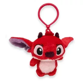 Disney Lilo és Stitch, A csillagkutya 3D plüss figura, táskadísz akasztóval 12 cm - Red