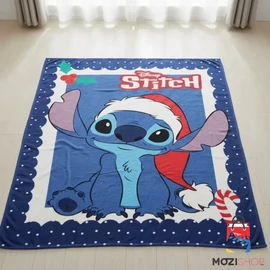 Disney Lilo és Stitch, A csillagkutya polár takaró 100x140cm - Holiday Karácsony