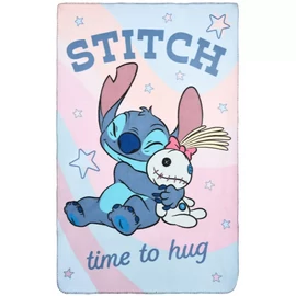 Disney Lilo és Stitch, A csillagkutya polár takaró 100x150cm - Time to Hug