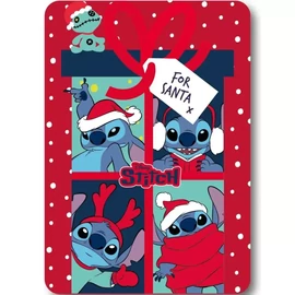 Disney Lilo és Stitch, A csillagkutya polár takaró 100x140cm - Santa Karácsony