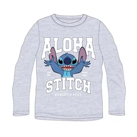 Disney Lilo és Stitch, A csillagkutya gyerek hosszú ujjú póló, felső 3 év / 98 cm - Athletic Grey 