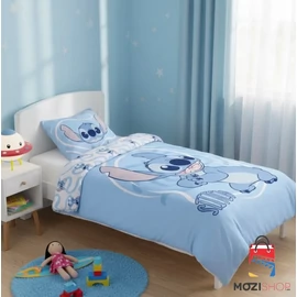Disney Lilo és Stitch gyerek, ovis ágyneműhuzat garnitúra 100×135 cm, 40×60 cm - Whirlwind 