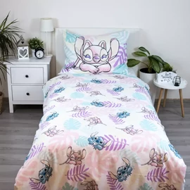 Disney Lilo és Stitch ágyneműhuzat garnitúra 140×200 cm, 70×90 cm - Leaves