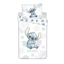 Disney Lilo és Stitch ágyneműhuzat garnitúra 140×200 cm, 70×90 cm - Ohana White 