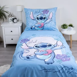 Disney Lilo és Stitch ágyneműhuzat garnitúra 140×200 cm, 70×90 cm - Wave