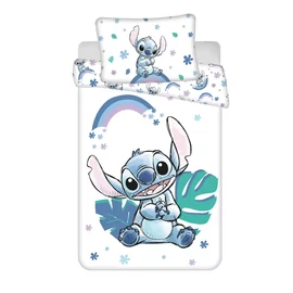 Disney Lilo és Stitch gyerek, ovis ágyneműhuzat garnitúra 100×135 cm, 40×60 cm - Rainbow