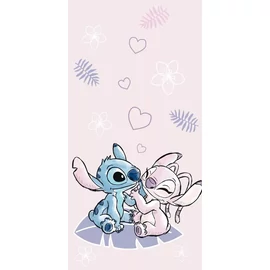 Disney Lilo és Stitch, A csillagkutya törölköző, fürdőlepedő 70x140cm - Pink