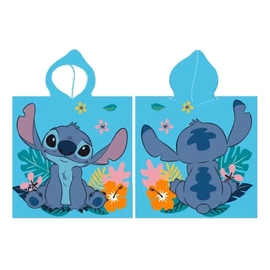 Disney Lilo és Stitch, A csillagkutya strand törölköző poncsó 55x110 cm - Listening Ears