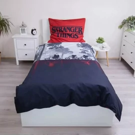 Stranger Things ágyneműhuzat garnitúra 140x200 cm, 70x90 cm - Upside Down Dark 
