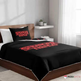 Stranger Things ágyneműhuzat garnitúra 140x200 cm, 70x90 cm - Logó