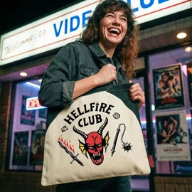 Stranger Things shopping bag, bevásárlótáska 40 cm - Hellfire Club