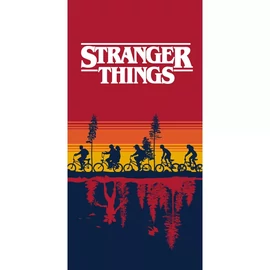 Stranger Things törölköző, fürdőlepedő 70x140cm - The Upside Down