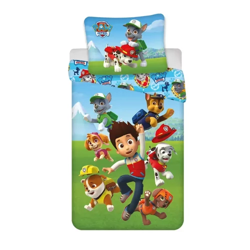 Mancs őrjárat ágyneműhuzat garnitúra 140×200cm, 70×90 cm - Team Paw Patrol