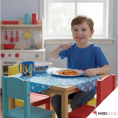 Mancs őrjárat étkészlet, micro műanyag szett bögrével 265 ml - Pup Power