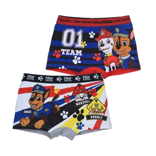 Mancs őrjárat gyerek boxeralsó - 2 darabos csomag, 6-8 évesek számára - Team Paw Patrol