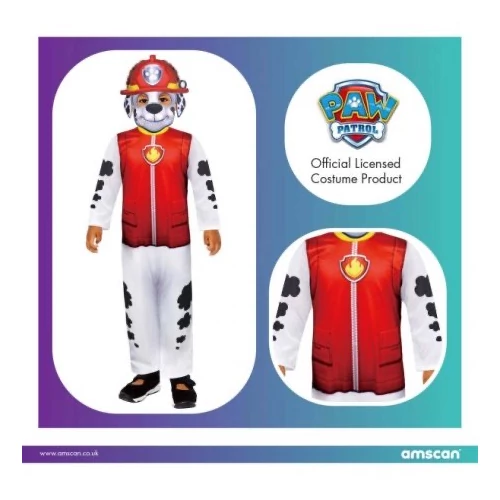 Mancs őrjárat Marshall jelmez - 110 cm-es - 4-6 éves gyerekeknek