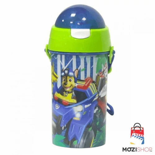 Mancs őrjárat műanyag kulacs, sportpalack 500 ml - Team