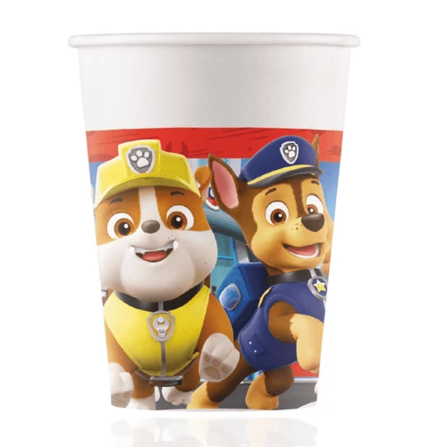 Mancs őrjárat papír pohár 8 db-os szett - PAW Patrol