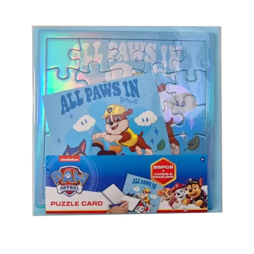 Mancs őrjárat 25 db-os hologramos puzzle meghívóval - All In 