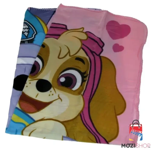 Mancs őrjárat polár takaró, ágytakaró 100x150 cm - Pink