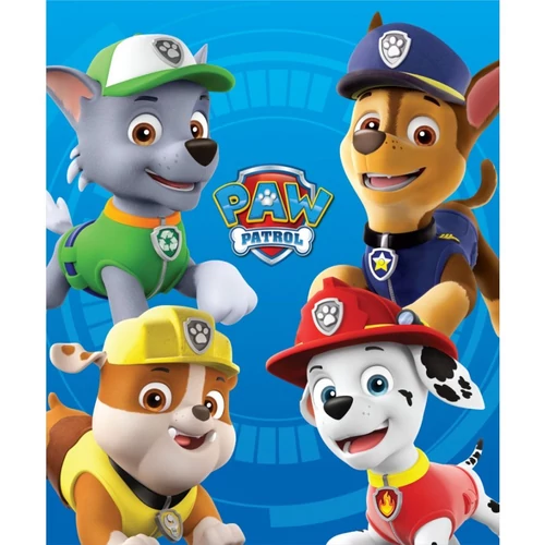Mancs őrjárat polár takaró, ágytakaró - PAW Patrol Team
