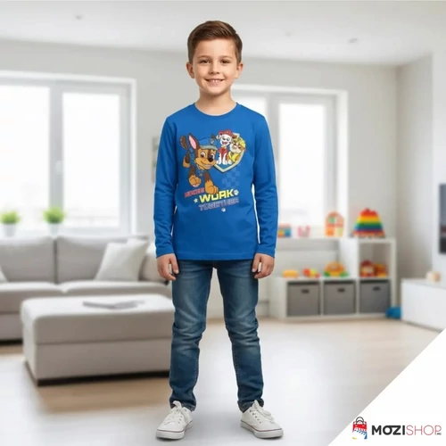 Mancs őrjárat gyerek hosszú ujjú póló 8 év / 128 cm - Work Together