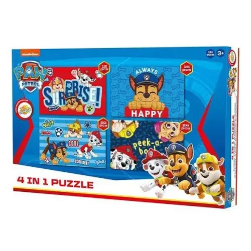 Mancs őrjárat puzzle 4 az 1-ben - Surprise