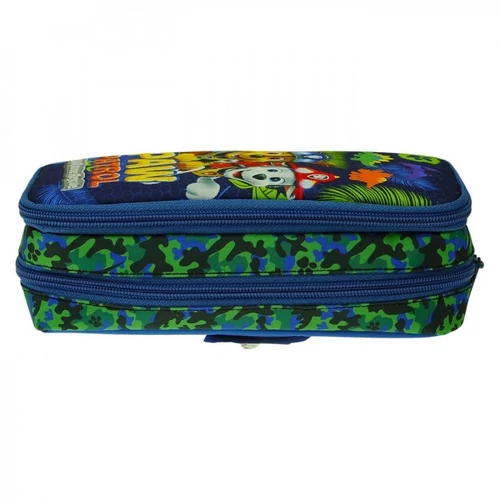 Mancs őrjárat tolltartó - két rekeszes 