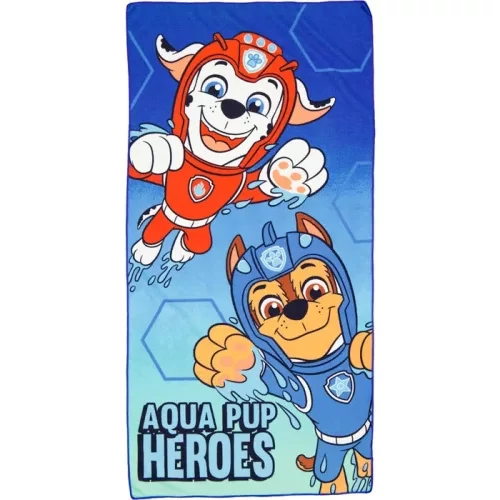 Mancs őrjárat törölköző, fürdőlepedő - Aqua